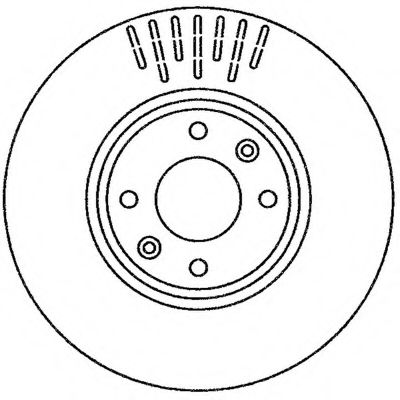 BENDIX - 562267BC - Тормозной диск