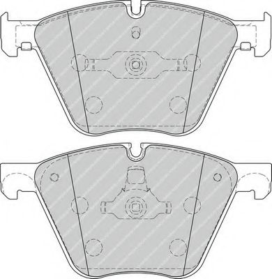 FERODO - FDB4287 - Комплект тормозных колодок, дисковый тормоз (Тормозная система)