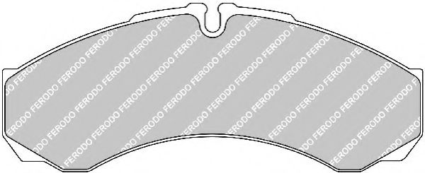 FERODO - FVR1102 - Комплект тормозных колодок, дисковый тормоз (Тормозная система)