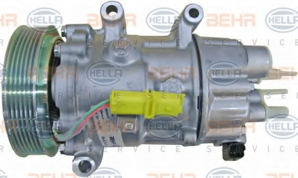 BEHR HELLA SERVICE - 8FK 351 316-391 - Компрессор, кондиционер (Кондиционер)