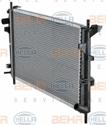 BEHR HELLA SERVICE - 8MK 376 720-311 - Радиатор, охлаждение двигателя (Охлаждение)