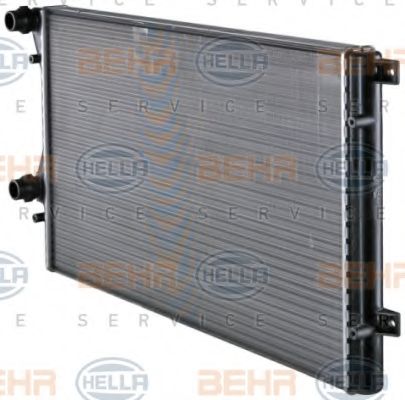 BEHR HELLA SERVICE - 8MK 376 726-701 - Радиатор, охлаждение двигателя (Охлаждение)