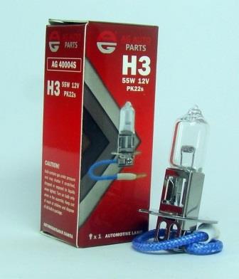 AG AUTOPARTS - AG 40004S - Лампа H3 12V 55W PK22s стандарт