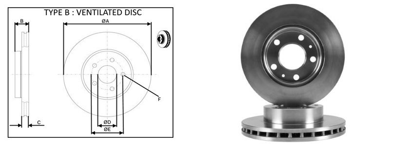 APLUS - 61438AP - Диск гальмiвний перед.Citroen Jumper 300x32 2006- APLUS - 61438AP - Диск гальмiвний перед.Citroen Jumper 300x32 2006-