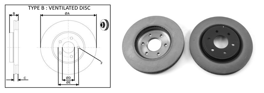 APLUS - 61646AP - Диск гальмівний перед.NISSAN NAVARA 2.5DCI 05-,PATHFINDER 06- APLUS - 61646AP - Диск гальмівний перед.NISSAN NAVARA 2.5DCI 05-,PATHFINDER 06-