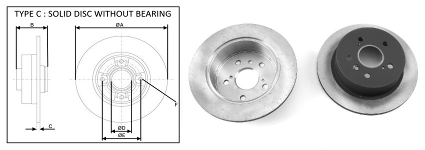 APLUS - 61675AP - Диск тормозной APLUS - 61675AP - Диск тормозной