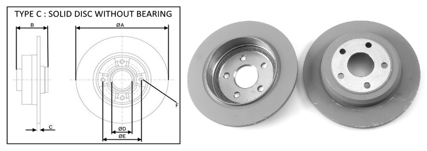 APLUS - 61681AP - Гальмівний диск зад. Jeep Grand Jerokee 10- APLUS - 61681AP - Гальмівний диск зад. Jeep Grand Jerokee 10-
