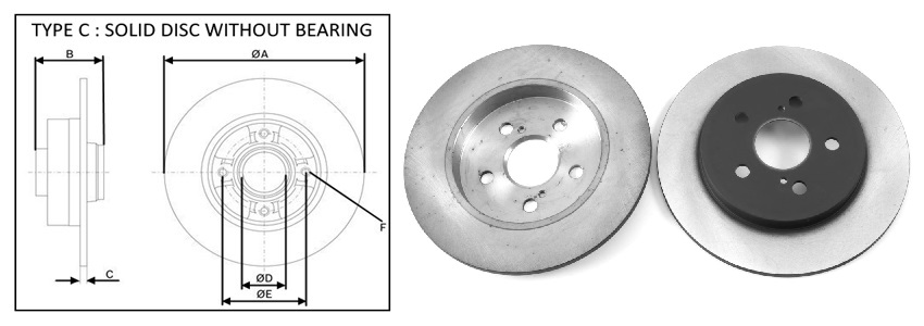APLUS - 61686AP - Диск тормозной