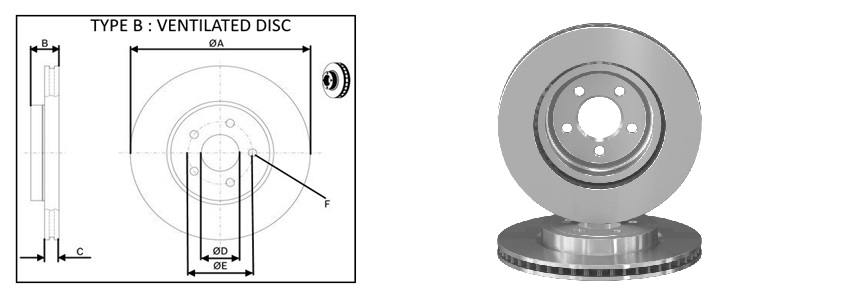 APLUS - 61753AP - Диск гальмівний передн Лів/Прав CHRYSLER 300C 2.7-6.4 09.04- APLUS - 61753AP - Диск гальмівний передн Лів/Прав CHRYSLER 300C 2.7-6.4 09.04-