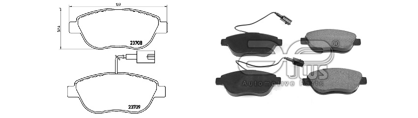 APLUS - 71152BDAP - Колодки тормозные APLUS - 71152BDAP - Колодки тормозные