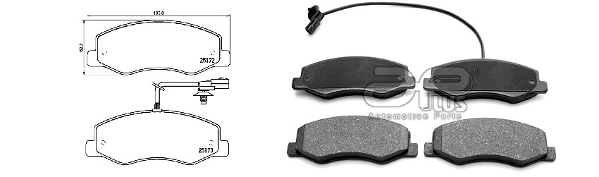 APLUS - 71262BAAP - Колодки тормозные