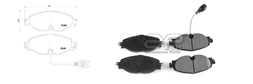 APLUS - 71265BAAP - Колодки тормозные APLUS - 71265BAAP - Колодки тормозные