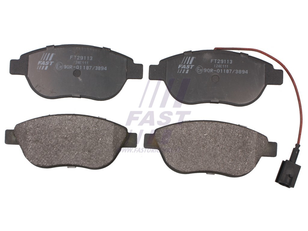 FAST - FT29113 - Комплект тормозных колодок, дисковый тормоз (Тормозная система)