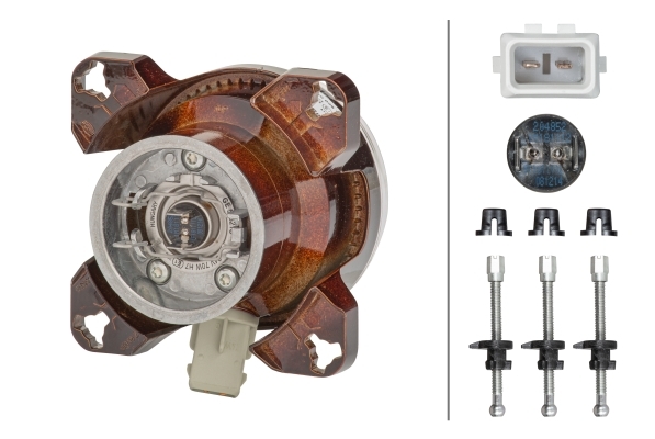 BEHR HELLA SERVICE - 1K0 008 191-021 - Вставка фары, фара дальнего света