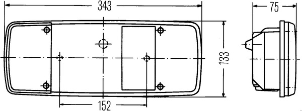 BEHR HELLA SERVICE - 2VP 003 567-121 - Задний фонарь