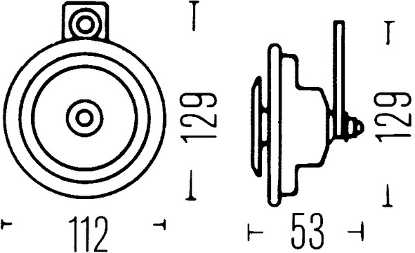 BEHR HELLA SERVICE - 3BA 002 768-382 - Звуковой сигнал
