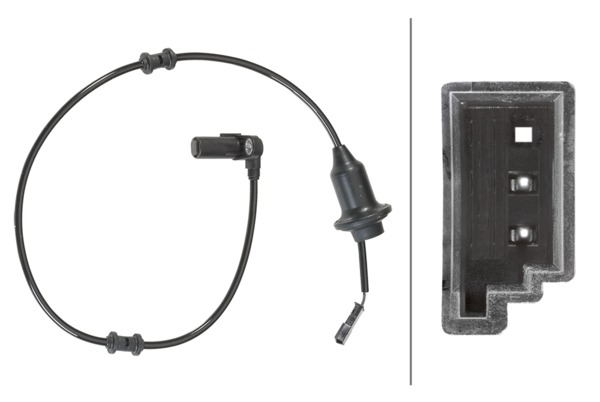 BEHR HELLA SERVICE - 6PU010039831 - Датчик, частота вращения колеса