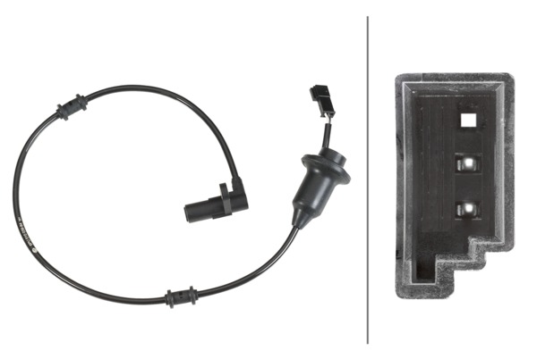 BEHR HELLA SERVICE - 6PU010039841 - Датчик, частота вращения колеса