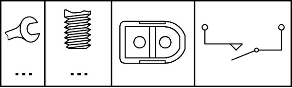 BEHR HELLA SERVICE - 6ZF 008 621-111 - Выключатель, фара заднего хода