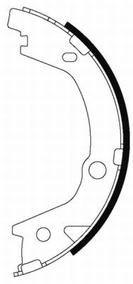 BEHR HELLA SERVICE - 8DA355050141 - Комплект тормозных колодок, стояночная тормозная система BEHR HELLA SERVICE - 8DA355050141 - Комплект тормозных колодок, стояночная тормозная система