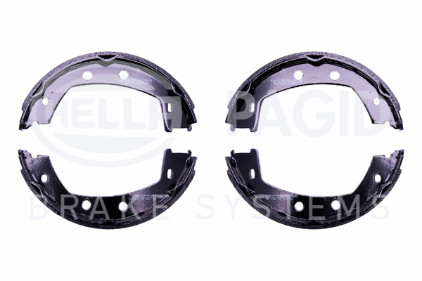 BEHR HELLA SERVICE - 8DA355050801 - Комплект тормозных колодок, стояночная тормозная система