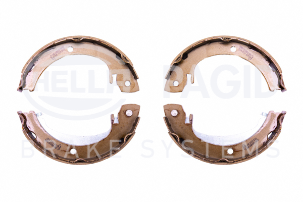 BEHR HELLA SERVICE - 8DA355051041 - Комплект тормозных колодок, стояночная тормозная система