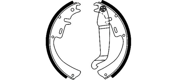 BEHR HELLA SERVICE - 8DB355000081 - Комплект тормозных колодок BEHR HELLA SERVICE - 8DB355000081 - Комплект тормозных колодок