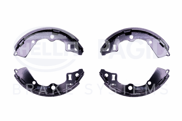 BEHR HELLA SERVICE - 8DB355000411 - Комплект тормозных колодок