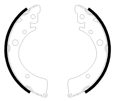 BEHR HELLA SERVICE - 8DB355001651 - Комплект тормозных колодок BEHR HELLA SERVICE - 8DB355001651 - Комплект тормозных колодок