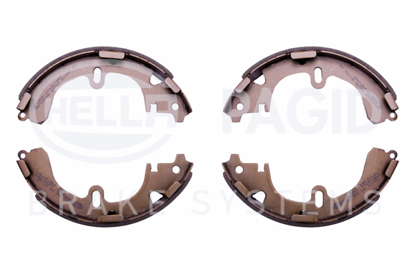 BEHR HELLA SERVICE - 8DB355001661 - Комплект тормозных колодок