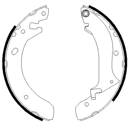 BEHR HELLA SERVICE - 8DB355001901 - Комплект тормозных колодок BEHR HELLA SERVICE - 8DB355001901 - Комплект тормозных колодок