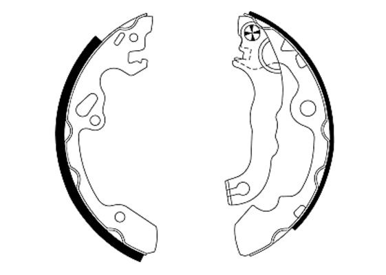 BEHR HELLA SERVICE - 8DB355002231 - Комплект тормозных колодок BEHR HELLA SERVICE - 8DB355002231 - Комплект тормозных колодок