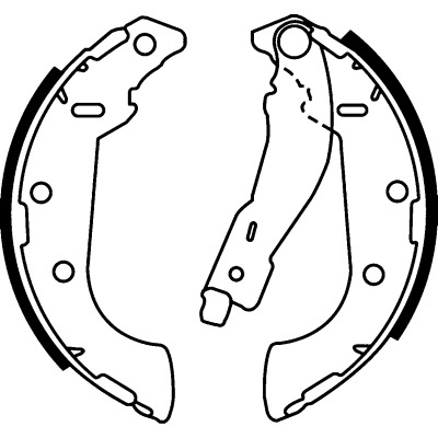 BEHR HELLA SERVICE - 8DB355002381 - Комплект тормозных колодок BEHR HELLA SERVICE - 8DB355002381 - Комплект тормозных колодок