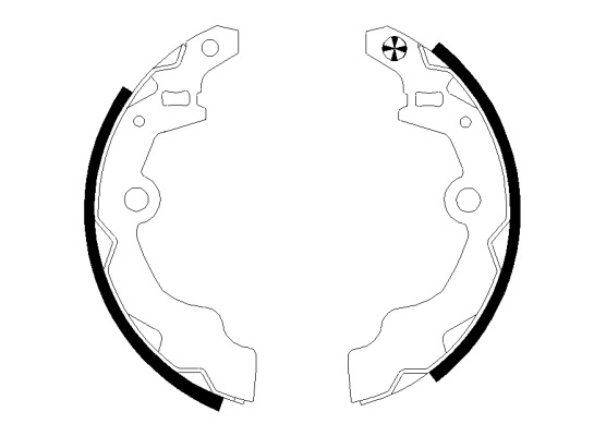 BEHR HELLA SERVICE - 8DB355003061 - Комплект тормозных колодок