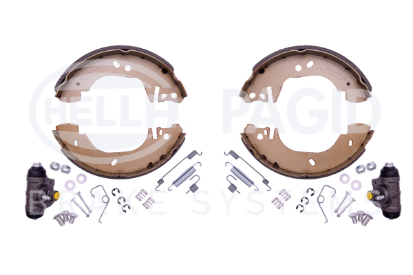 BEHR HELLA SERVICE - 8DB355003411 - Комплект тормозных колодок