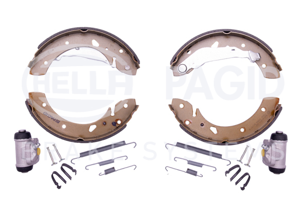 BEHR HELLA SERVICE - 8DB355003451 - Комплект тормозных колодок