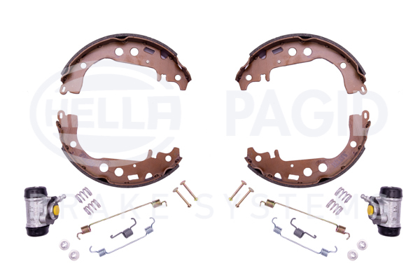 BEHR HELLA SERVICE - 8DB355003461 - Комплект тормозных колодок BEHR HELLA SERVICE - 8DB355003461 - Комплект тормозных колодок