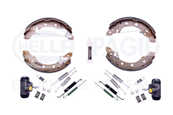 BEHR HELLA SERVICE - 8DB355003571 - Комплект тормозных колодок BEHR HELLA SERVICE - 8DB355003571 - Комплект тормозных колодок