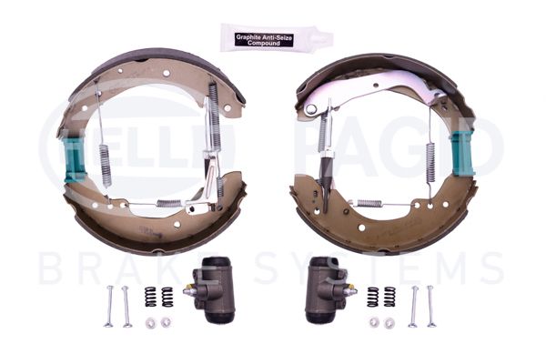 BEHR HELLA SERVICE - 8DB355003641 - Комплект тормозных колодок BEHR HELLA SERVICE - 8DB355003641 - Комплект тормозных колодок