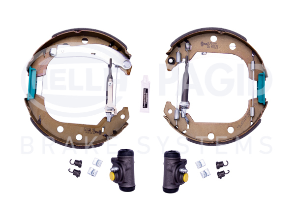 BEHR HELLA SERVICE - 8DB355003691 - Комплект тормозных колодок