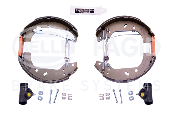 BEHR HELLA SERVICE - 8DB355004161 - Комплект тормозных колодок BEHR HELLA SERVICE - 8DB355004161 - Комплект тормозных колодок