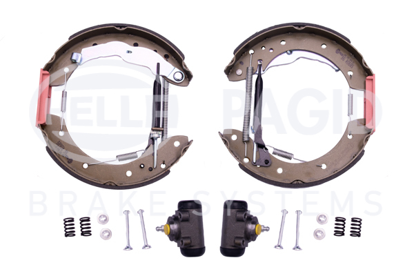 BEHR HELLA SERVICE - 8DB355004321 - Комплект тормозных колодок