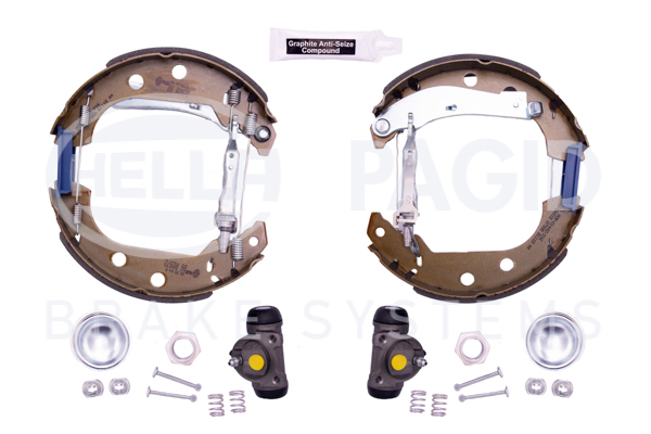 BEHR HELLA SERVICE - 8DB355004591 - Комплект тормозных колодок BEHR HELLA SERVICE - 8DB355004591 - Комплект тормозных колодок