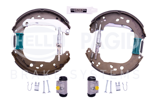 BEHR HELLA SERVICE - 8DB355004861 - Комплект тормозных колодок