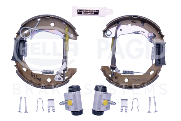 BEHR HELLA SERVICE - 8DB355005061 - Комплект тормозных колодок BEHR HELLA SERVICE - 8DB355005061 - Комплект тормозных колодок