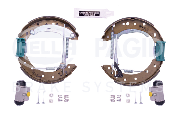 BEHR HELLA SERVICE - 8DB355005121 - Комплект тормозных колодок BEHR HELLA SERVICE - 8DB355005121 - Комплект тормозных колодок