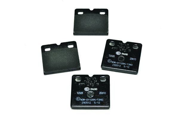 BEHR HELLA SERVICE - 8DB355005301 - Комплект тормозных колодок, дисковый тормоз