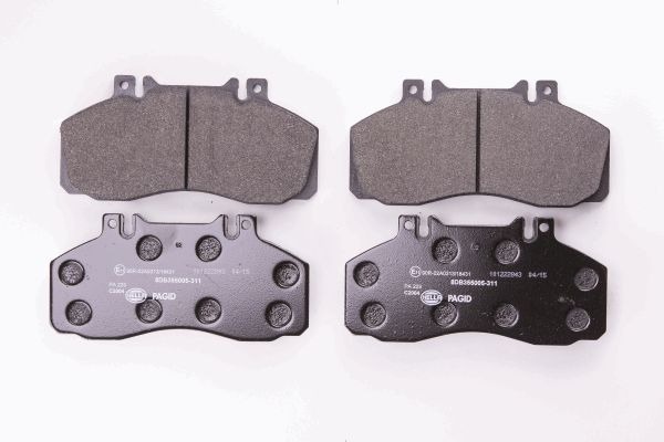 BEHR HELLA SERVICE - 8DB355005311 - Комплект тормозных колодок, дисковый тормоз BEHR HELLA SERVICE - 8DB355005311 - Комплект тормозных колодок, дисковый тормоз