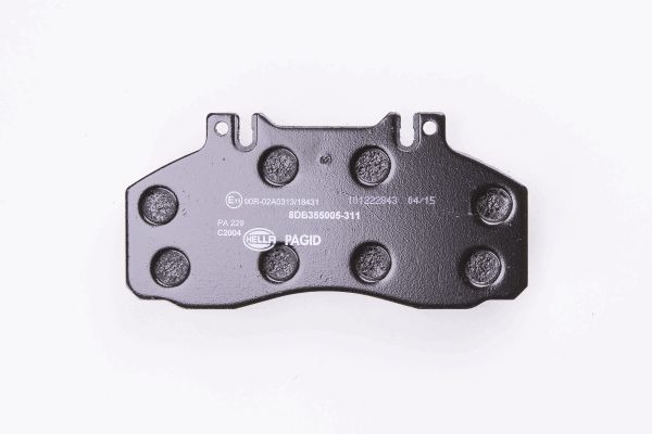 BEHR HELLA SERVICE - 8DB355005311 - Комплект тормозных колодок, дисковый тормоз BEHR HELLA SERVICE - 8DB355005311 - Комплект тормозных колодок, дисковый тормоз