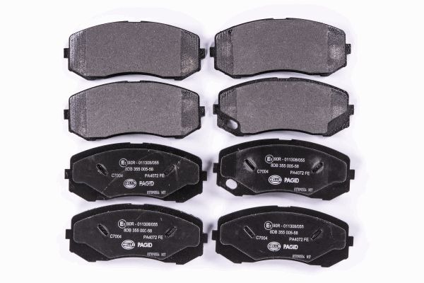 BEHR HELLA SERVICE - 8DB355005581 - Комплект тормозных колодок, дисковый тормоз